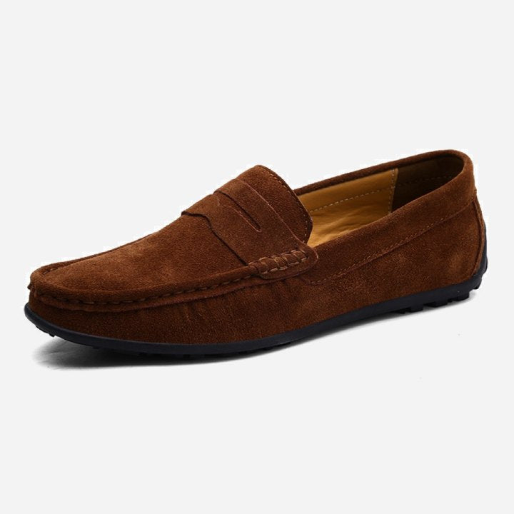 Simon men’s loafers with slip-on design, sleek and versatile, elegant everyday footwear
