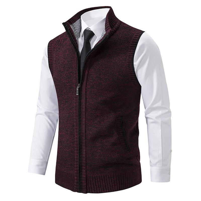 Miles men’s vest with zip closure and pockets, sleeveless design for layering, practical and stylish