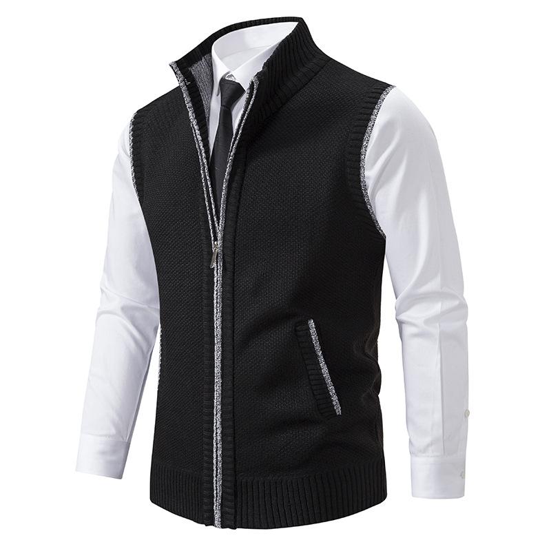 Miles men’s vest with zip closure and pockets, sleeveless design for layering, practical and stylish