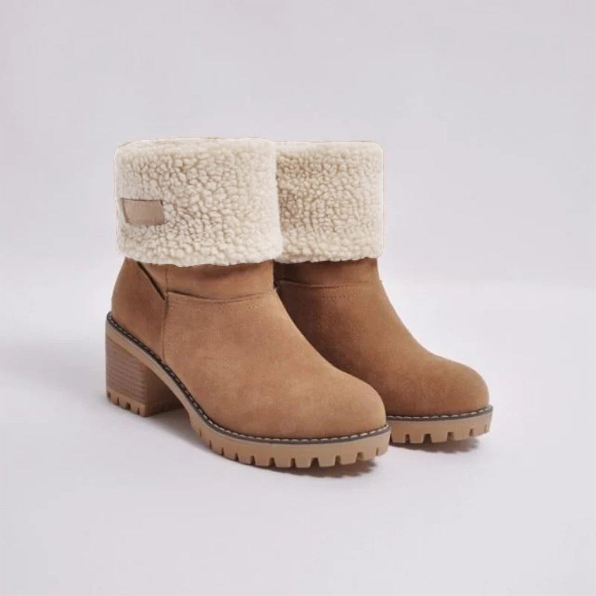Alva women’s winter ankle boots with fleece lining and non-slip sole for warmth and style