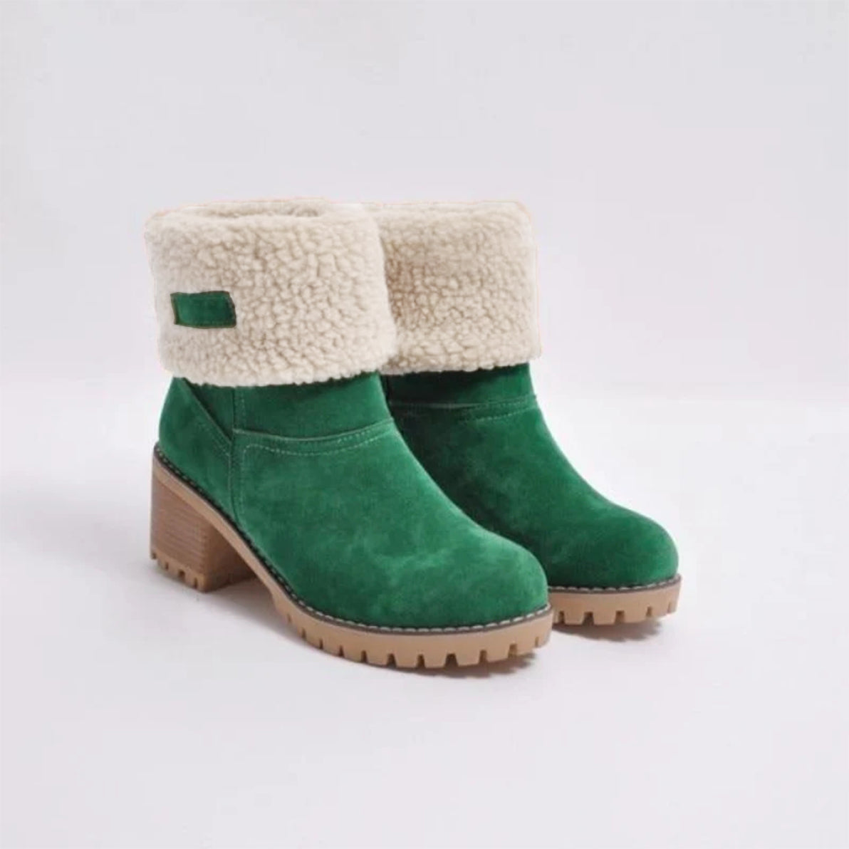 Alva women’s winter ankle boots with fleece lining and non-slip sole for warmth and style