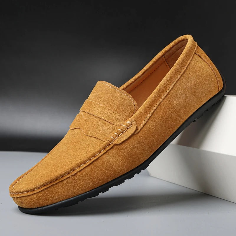 Simon men’s loafers with slip-on design, sleek and versatile, elegant everyday footwear