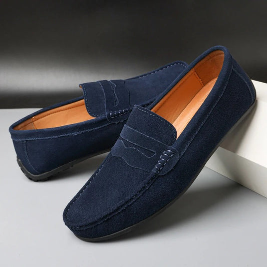 Simon men’s loafers with slip-on design, sleek and versatile, elegant everyday footwear