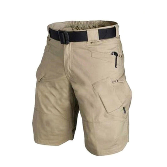 Caleb men's tactical shorts with multiple pockets and an ergonomic design for versatile outdoor and daily use.