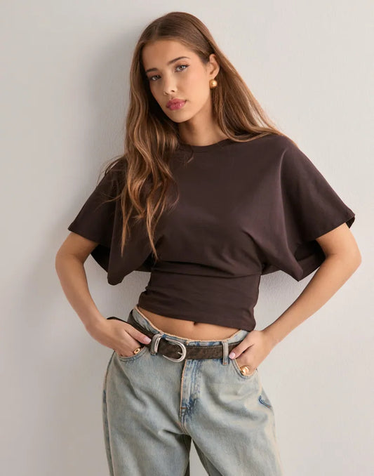 Women’s oversized relaxed t-shirt with dropped shoulders – Harper