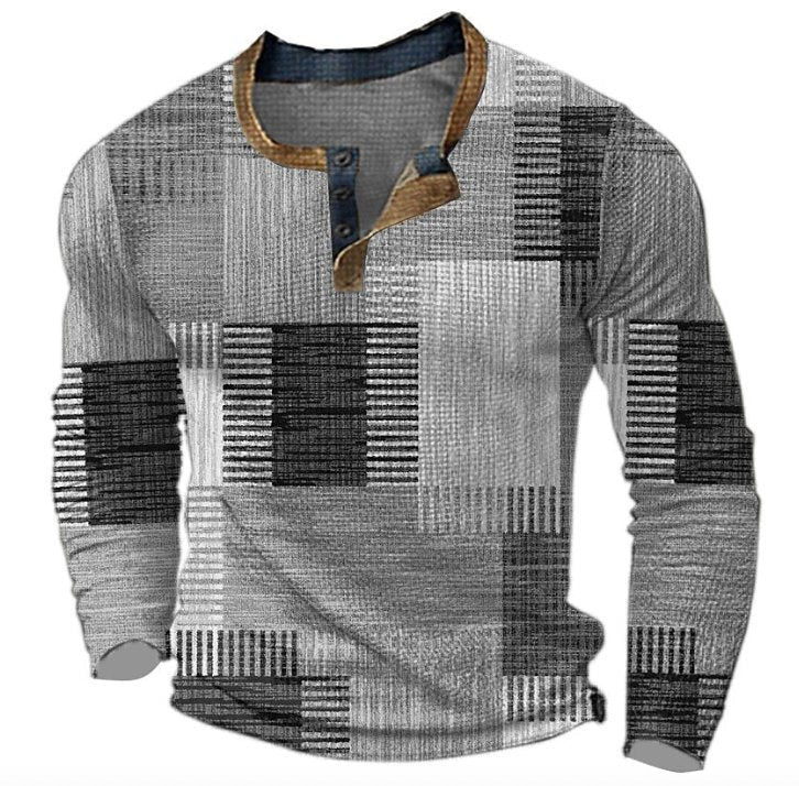 Rafael men’s textured sweater with relaxed fit and subtle pattern, versatile casual style