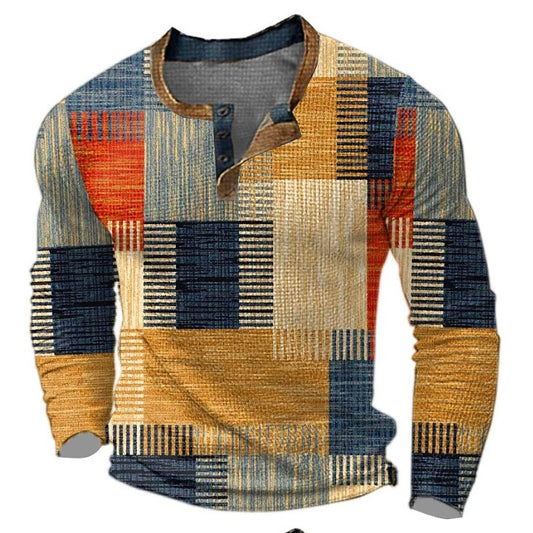 Rafael men’s textured sweater with relaxed fit and subtle pattern, versatile casual style